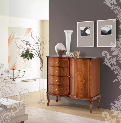 Classic Dresser Luxury Storage Console with Drawer Design