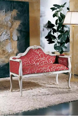 Italian Design Furniture 2-Seater Sofa Couch Upholstery Lounge Couches