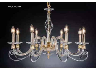 Chandelier Ceiling Light 8x Luxury Ceiling Lamp Lustre Crystal
