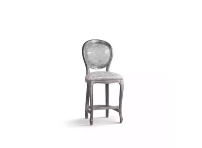 Classic Grey Chair Designer Bar Stool Wooden Chair Luxury New Furniture