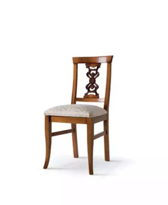 Design dining room set furniture 7-piece wood furniture 4x chairs table display cabinet new