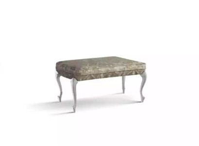 Design Stool Bench Luxury Pouf Furniture Upholstered Stool Seat Stool Gray New