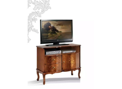 Classic TV Stand Luxury Sideboard Drawers Living Room Furniture Wood