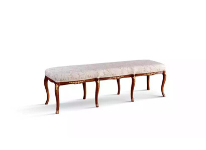Classic brown bench design textile new upholstery fabric seating furniture new