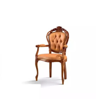 Chair 1-seater dining-room wood luxury Italy furniture design classic new