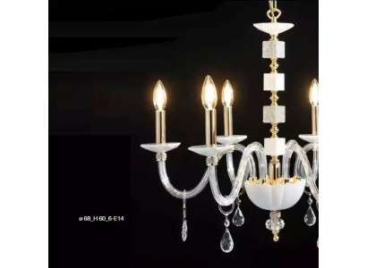 Hanging chandelier white crystal chandelier luxury chandelier lamp lighting