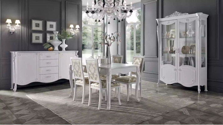 Luxury Design Upholstered Chair Chairs Seat Dining Room Solid Wood Design New