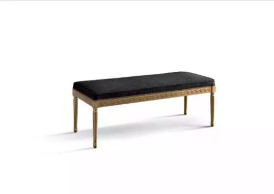 Bank upholstered bench designer seating bench living room classic furniture new