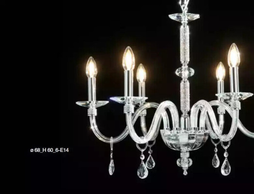 Crystal Pendant Light Chandelier Hanging Lamp Ceiling Light