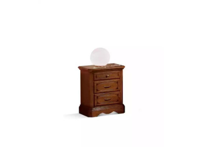 Design nightstand table furniture brown wood bedroom side table new