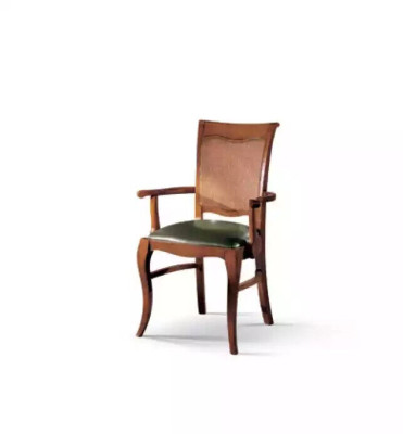 Dining chair luxury wooden armchair wooden chair classic chair designer