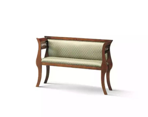 Bench Classic Designer Seating Furniture Living Room Upholstered Bench Brown