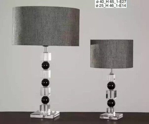 Classic bedside lamp gray table lamp luxurious table lamp lamp