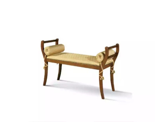 Classic bank stool bench new seating furniture upholstered textile fabric