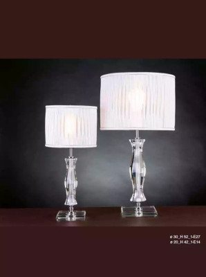 Crystal lamp table lamp white standing nightstand new desk.