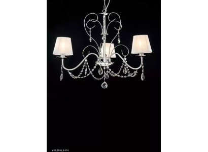 Luxurious Crystal Pendant Light Stylish 3x Lamp Ceiling Chandelier