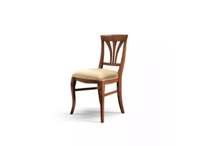 Chair without armrest dining chair wood dining room brown classic design