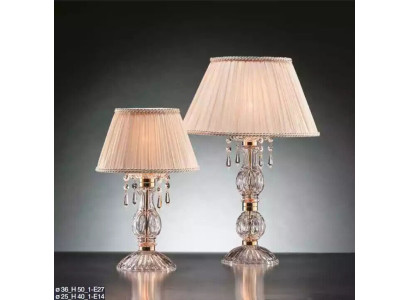 Antique style beige lamp table lamp chandelier crystal table lamps