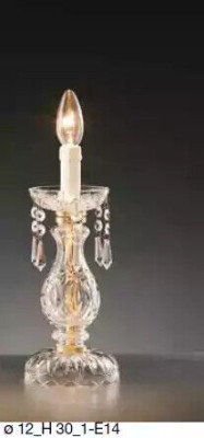 Stylish Table Lamp Antique Style Interior Luxury Candle Lamp Crystal