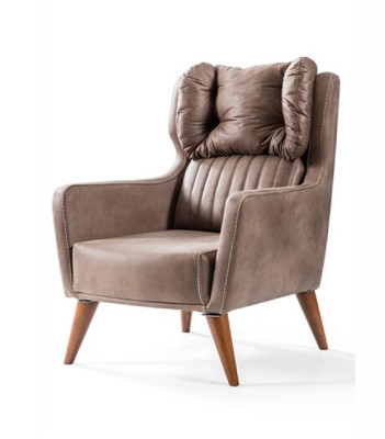 Country-style armchair wingback chair relax TV single sofa couch