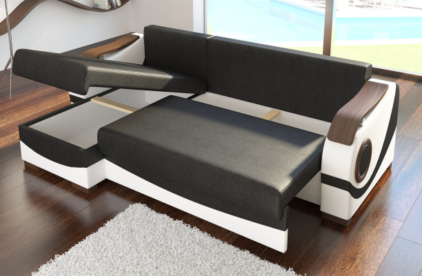 Design corner sofa Perto bed function couch upholstery fabric sofas couches sleeping