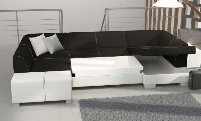 Sofa Couch Modern Sleeper Sofa Couch Bed Function Upholstered Corner Set