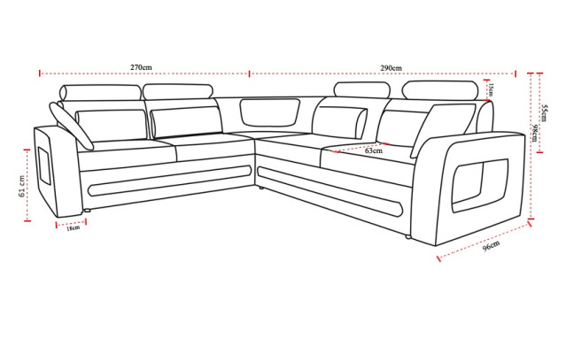 Sleeper sofa sofa cushion sectional sofa living room fabric seating suite functional