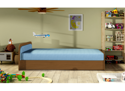 Modern children's bed beds textile wood bed bed sofa children's room new