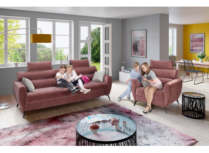 Classic Design Sofa Seat Upholstery Complete Set Suite 3+2 Textile Suites