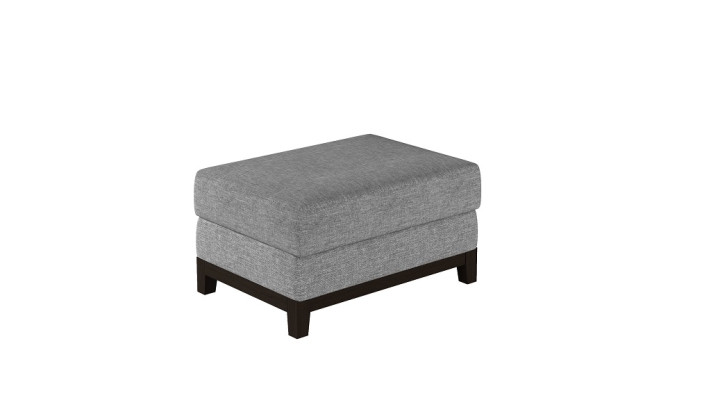 Design upholstered stool footstool ottoman seat chaise padded pouf blue