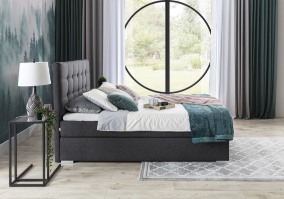 Complete set: mattress & topper box spring bed upholstered beds textile fabric