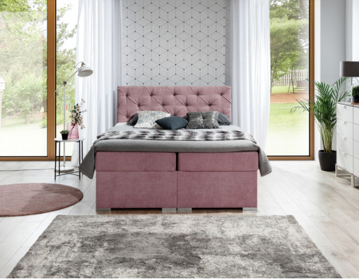 Bed box Chesterfield bed upholstered bed double bed big XXL designer bed new