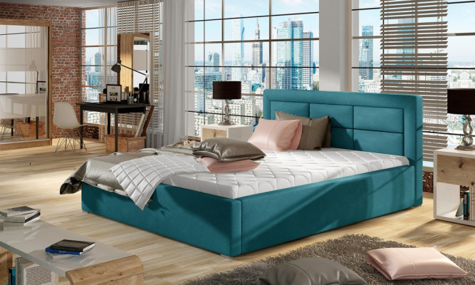 Designer bed bedroom beds textile decor hotel luxury upholstery robust