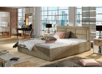 Designer bed bedroom beds textile decor hotel luxury upholstery robust