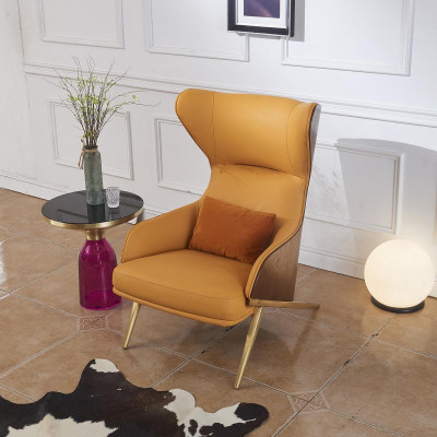 Armchair Designer Armchair Upholstered Armchair Modern Decorative Relaxing Leather Armchair Luxury