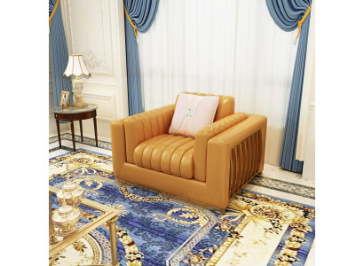 Armchair Design Couch Sofa Relax Leather Lounge Luxury TV Club Seat Upholstery