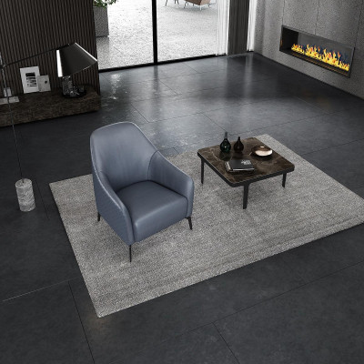 Modern design armchair leather living room lounge luxury design furniture