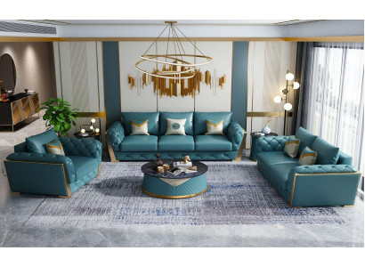 Sofa set 3+2 seater living room landscape sofa couch upholstery suite sofas leather