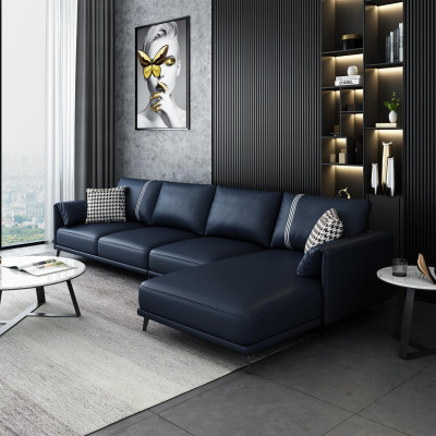 High-quality corner couch living landscape corner sofa L-shape leather couch set sofa new