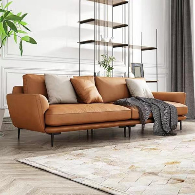 Upholstered Couches Fabric Luxurious Living Room Sofa Set 3+2+1 Set Leather