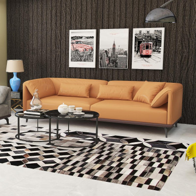 Sofa set 4+3+2 leather sofa couch living room set design modern sofa