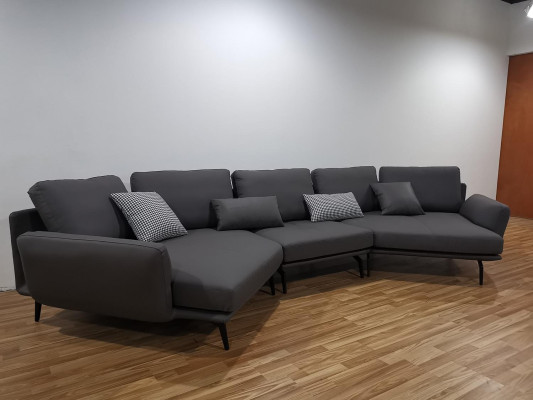 Sectional sofa L-shape living landscape sofa couch padded sofas suite leather sofa couches