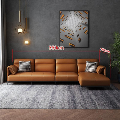 Living room leather upholstery design corner sofa corner couch couch sofa L shape