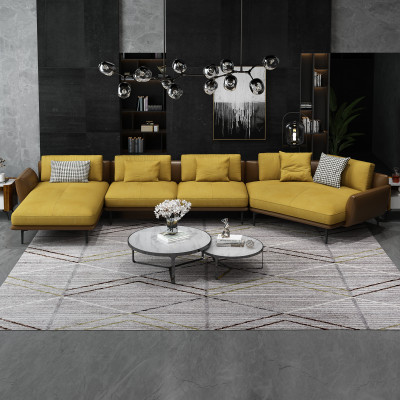 Corner sofa couch upholstery seat fabric textile couches set living landscape new