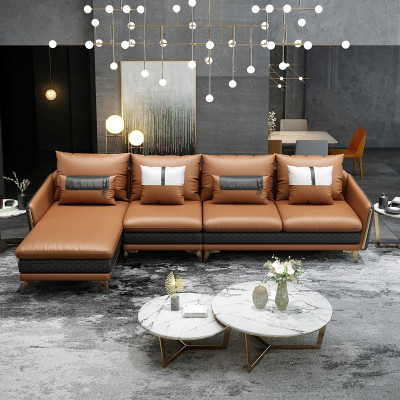 Designer corner sofa L-shape sofa modern sofas leather sofa corner set