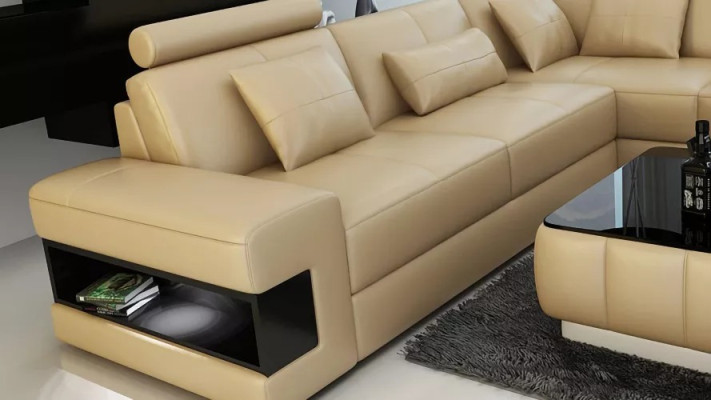 Corner sofa corner couch design living room furniture leather upholstery couch sofa
