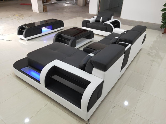 Designer living area L-shape couch corner sofa upholstery suite corner suite sofa