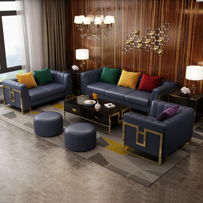 Leather sofa couch sofa set 3+2+1 seater design set modern sofa