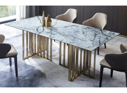 Design table stainless steel office conference dining room living room marble color furniture