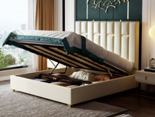 Luxury bedroom double bed 150/180x200cm metal new hotel